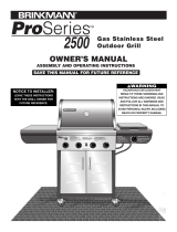 Brinkmann Backyard Kitchen 810-3620-0 Owner's manual