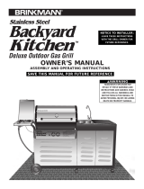 Brinkmann Backyard Kitchen 810-3620-0 Owner's manual