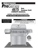 Brinkman GRAND GOURMET 810.63450 Owner's manual