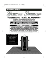 Brinkmann Gourmet 810-7080-0 Owner's manual