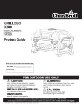 Charbroil TRU-Infrared Grill2Go X200 Owner's manual