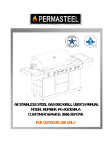 Permasteel PG-50601SRLA-1 Owner's manual