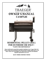 Traeger CAN075.01 Owner's manual