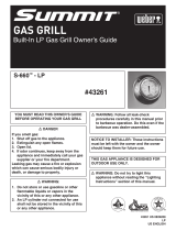 Weber S-660-LP Owner's manual