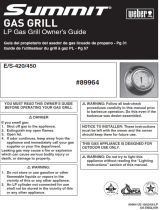 Weber Summit E-450 LP Owner's manual