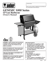 Weber TARGET-GENESIS 1000 LP Owner's manual