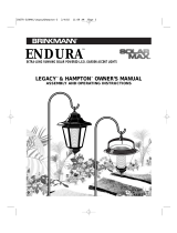 Brinkmann Landscape Lighting Solar Powered L.E.D. Garden Accent Lights User manual