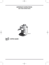 DeLonghi EC7 Owner's manual