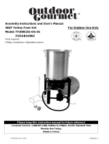 Outdoor Gourmet TF2005101-OG-01 Owner's manual