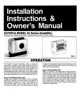 AutoFlo 40S Owner's manual