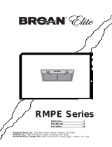 Broan RMPE Series Installation guide