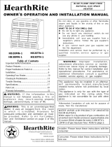 HearthRite HB-30TN Owner's manual