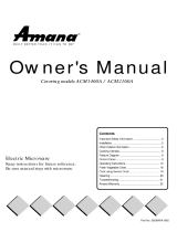 Amana ACM1260A Owner's manual