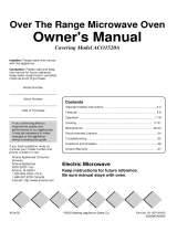 Amana ACO1520AB Owner's manual