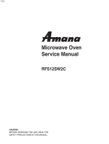 Amana RFS12SW2C Owner's manual