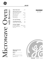 GE JES1384SF - 1.3 cu. Ft. Capacity Countertop Microwave Oven Owner's manual