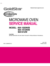 Goldstar MA-1012W Owner's manual