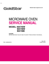 Goldstar MA748B Owner's manual