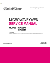 Goldstar MA795B Owner's manual