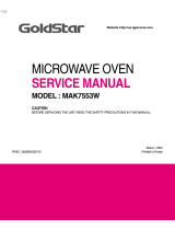 Goldstar MAK7553W Owner's manual