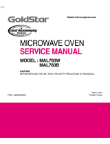 Goldstar MAL783B Owner's manual