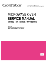 Goldstar MV-1500MG Owner's manual