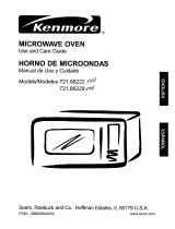 Kenmore 721.66229 User manual