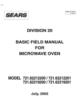 Kenmore 721.62212201 Owner's manual