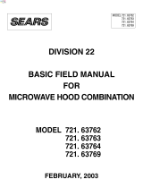 Kenmore 721.63762 Owner's manual
