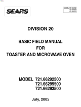Kenmore 721.66299 Owner's manual