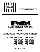 Kenmore 721.80864 Owner's manual