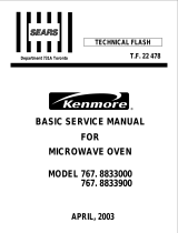Kenmore 767.8833900 Owner's manual