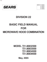 Kenmore 80833 Owner's manual
