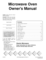 Maytag MS-87SNU Owner's manual