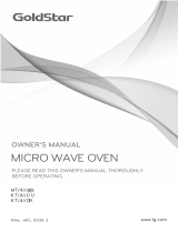 LG MV1608ST Owner's manual
