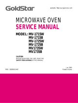 Goldstar MV-1725B Owner's manual