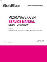 LG MV1610WW Owner's manual