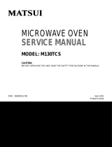 Matsui M130TCS Owner's manual