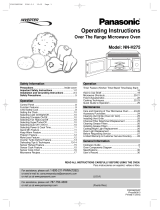 Panasonic NN-H275 User manual