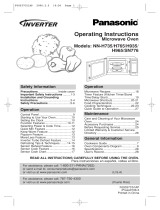 Panasonic NN-H765 Owner's manual