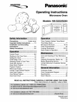 Panasonic NN-S553 Owner's manual