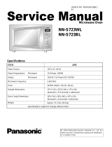 Panasonic NN-S723BL Owner's manual