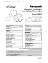 Panasonic NN-SD297 User manual