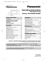 Panasonic NN-SD698S Owner's manual