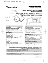 Panasonic NN-T775 Owner's manual