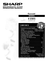 Sharp R326FS Owner's manual