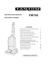 Euro-Pro FM760 Owner's manual
