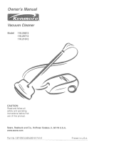 Kenmore 116-20612003 Owner's manual