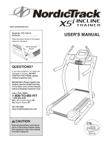 NordicTrack Incln Trainer X5i Intera Treadmill User manual