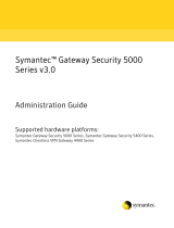 Symantec Security 5600 Series, Security 5400 Series,Clientless VPN 4400 Series Administration Manual